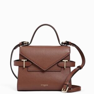Le Tanneur Elegant Brown Crossbody Bag